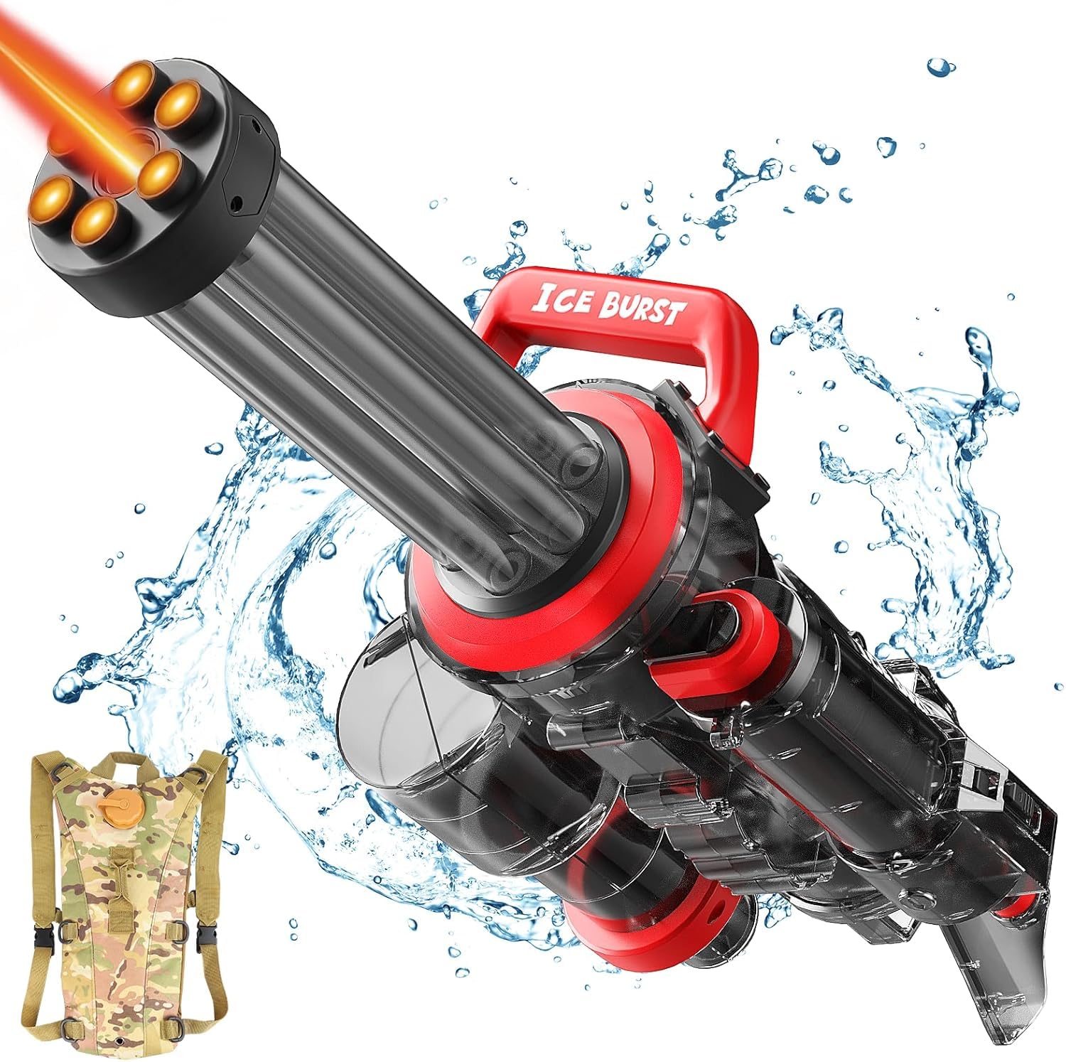 Gatling Electric Water Gun,Water Gun for Adults Kids,High Powered